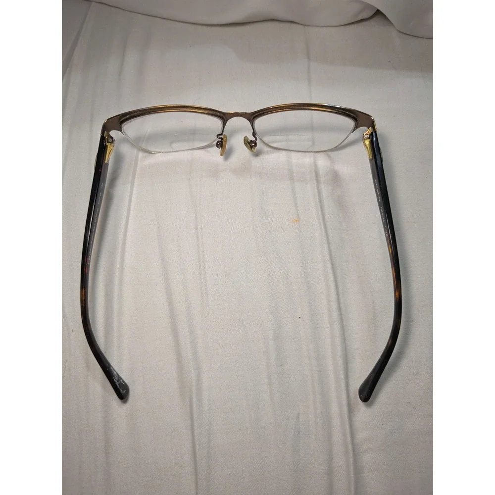 Coach Eyeglasses HC 5066 9155 Satin Brown Dark Tortoise FRAMES ONLY 53-16-135